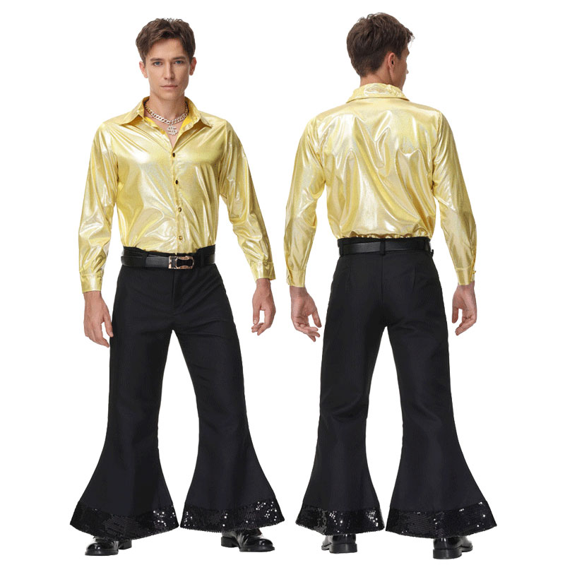 Men'S Fashion 70S - Cadılar Bayramı Modaya Uygun 70'ler Disko