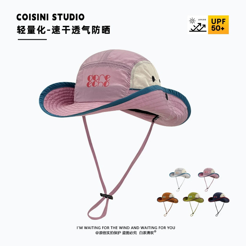 Mens Fashion Bucket Hat - Kore Moda Renk Eşleştirme Çabuk kuruyan