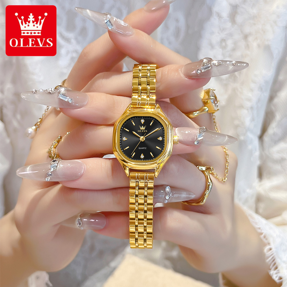 Mens Fashion Watch - OLEVS 5888 Bayan Saatleri Altın Orijinal