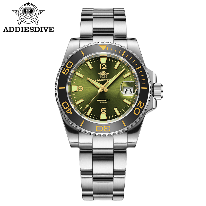 Mens Fashion Watch - ADDIESDIVE Yeni Dalış Hediye İzle Erkekler