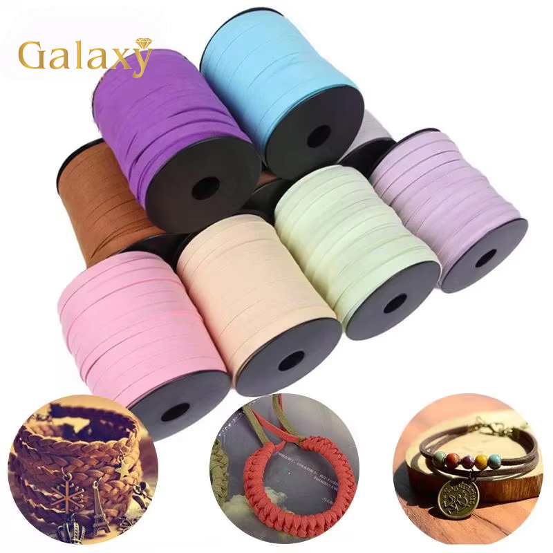 Leather Belt Braided - 10mm 45 m/Rulo Kore Düz Suni