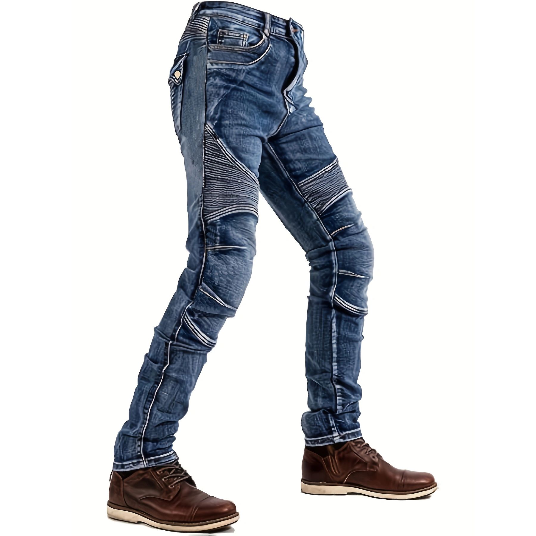 Men'S Fashion Jeans 2025 - Erkekler için yeni 2025 dört mevsim