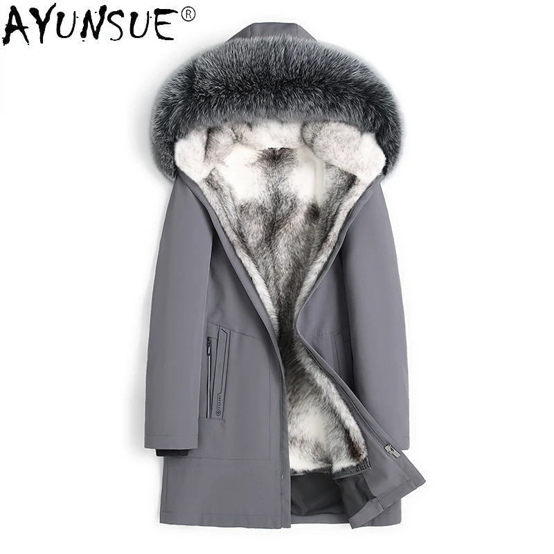 Men'S Fashion Zipper Jacket - AYUNSUE Moda Kış Ceket Erkek Giyim