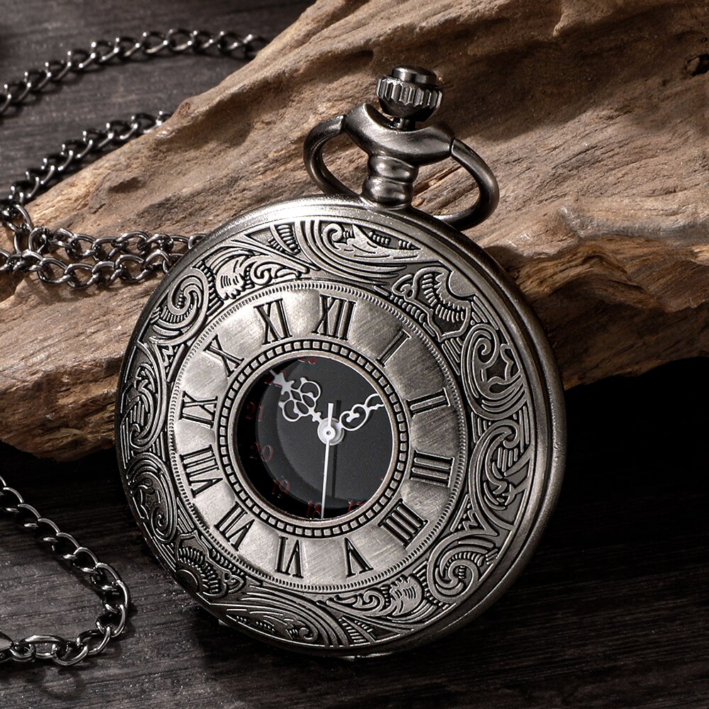 Mens Fashion Vintage - Silah Rengi Vintage Yarı Oyuk Romen