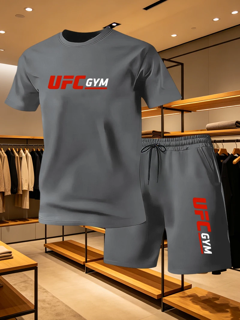 Men'S Fashion Rules - Erkek Moda Tişört Şort UFC Günlük