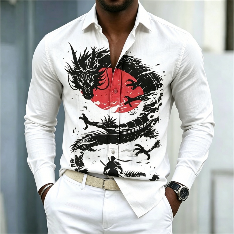 Men'S Fashion Rules - 2026 Yeni Erkek Gömleği Beyaz Siyah