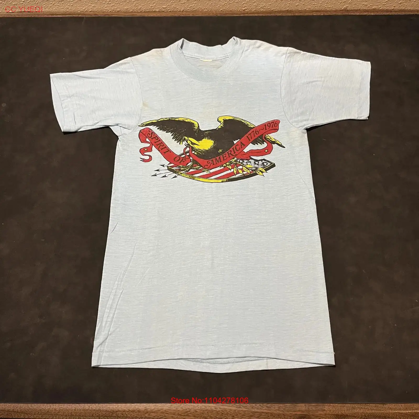 Men'S Fashion 70S - Vintage Spirit Of America Tişört Erkek