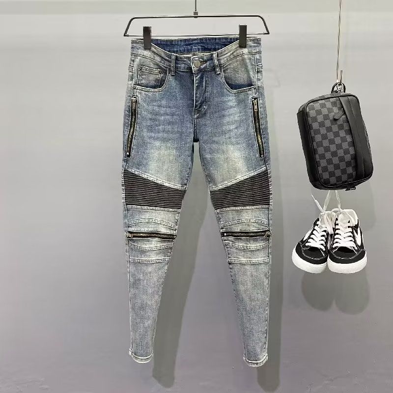 Men'S Fashion Jeans 2025 - Yeni 2025 Yüksek Kalite Vintage Mavi