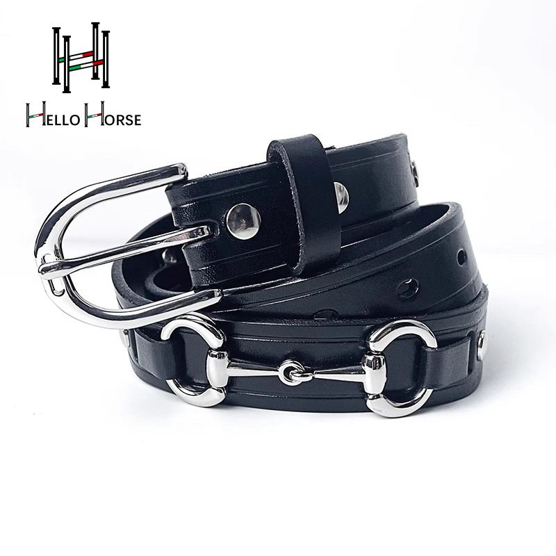 Leather Belt Braided - Merhaba At Binicilik Spor Kemeri Sığır