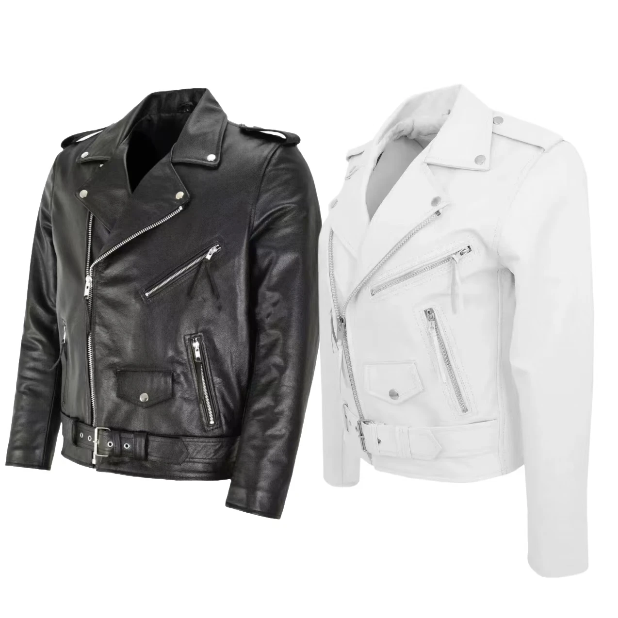 Men'S Fashion Zipper Jacket - Erkek Modası Deri Ceket Slim Fit