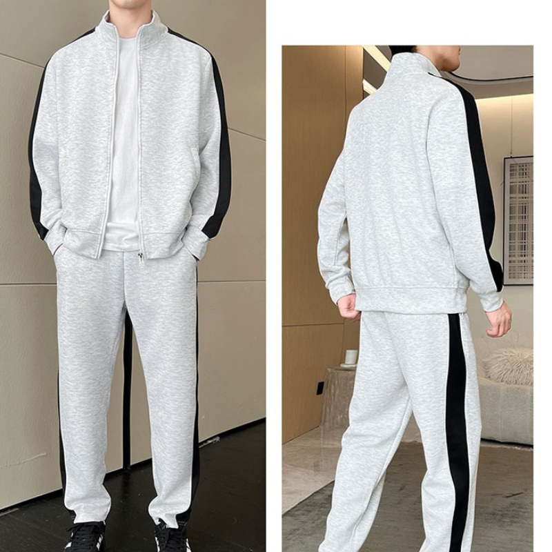 Men'S Fashion Zipper Jacket - Sonbahar Erkek Eşofman Takımı Günlük Koşu