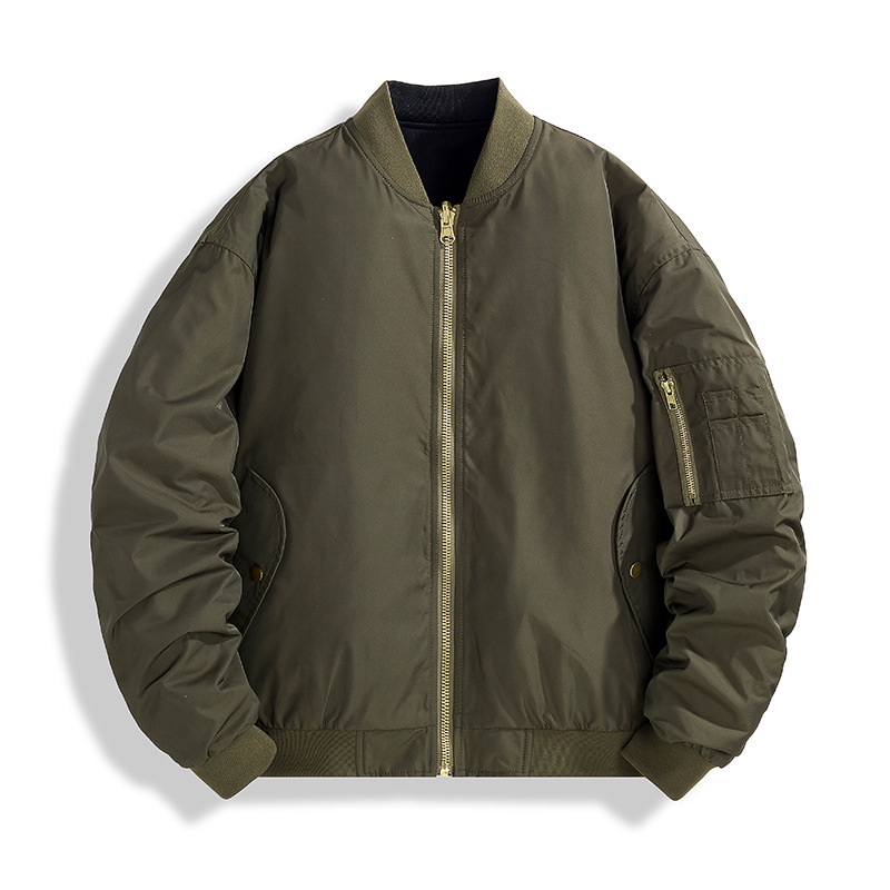 Bomber Jacket Men - Kışlık Çift Taraflı Kapitone Bomber Ceket