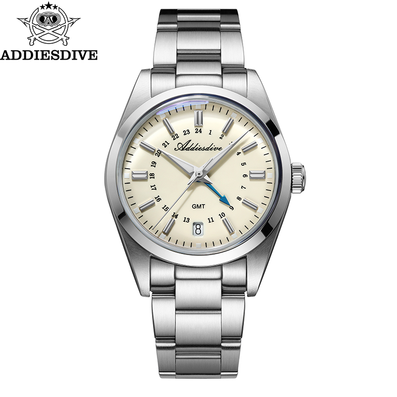 Mens Fashion Watch - ADDIESDIVE Sıcak Marka 36mm Lüks GMT