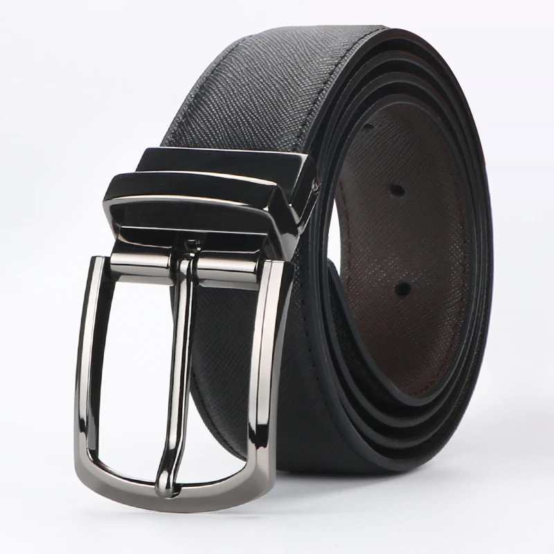 Leather Belt Braided - 1 adet erkek iş hakiki deri
