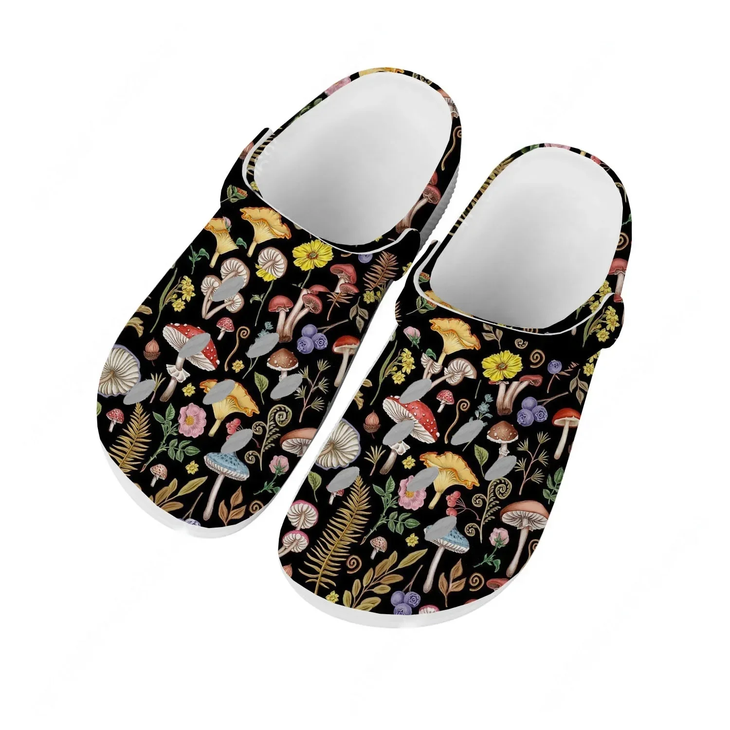 Mens Fashion Vintage - Mantar Desenli Vintage Sandaletler Erkek Kadın