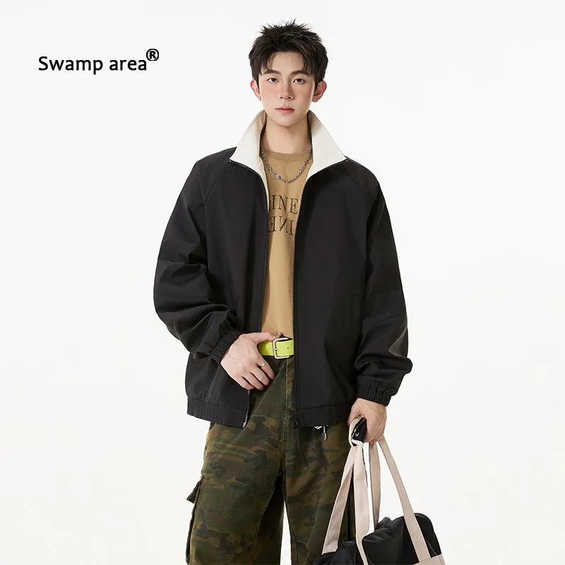 Erkek Dik Yaka Bol Bomber Ceke - Harrington Jacket incelemesi ve fiyatı