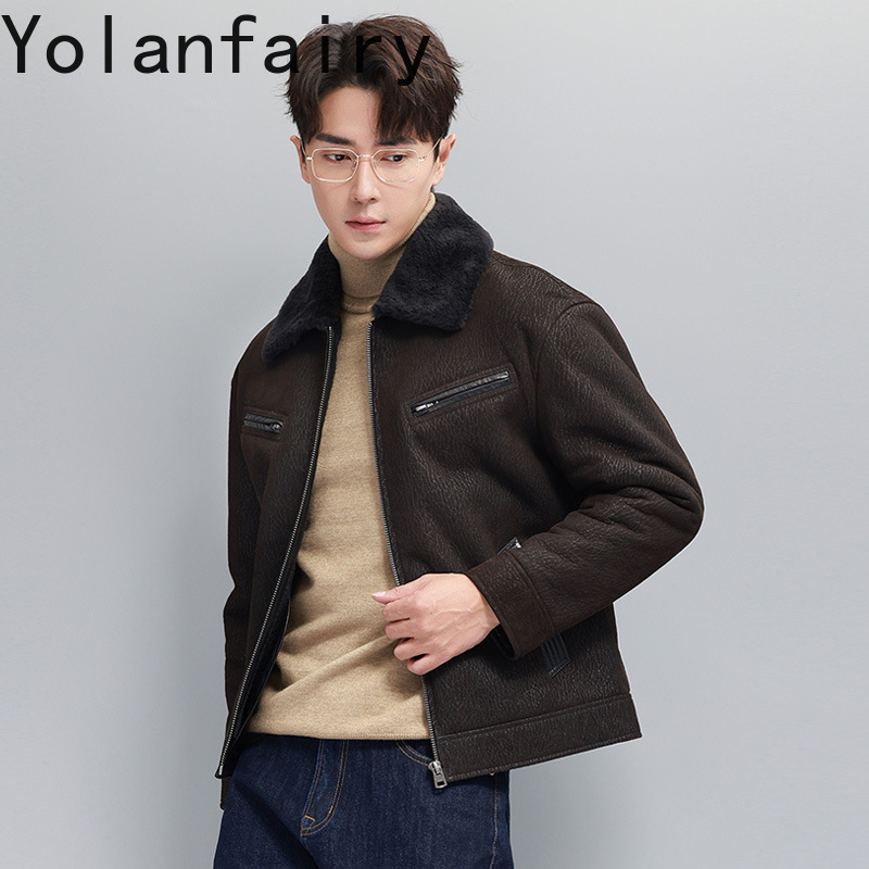 YOLANFAIRY Vintage Moda Doğal  - Men'S Fashion Zipper Jacket incelemesi ve fiyatı