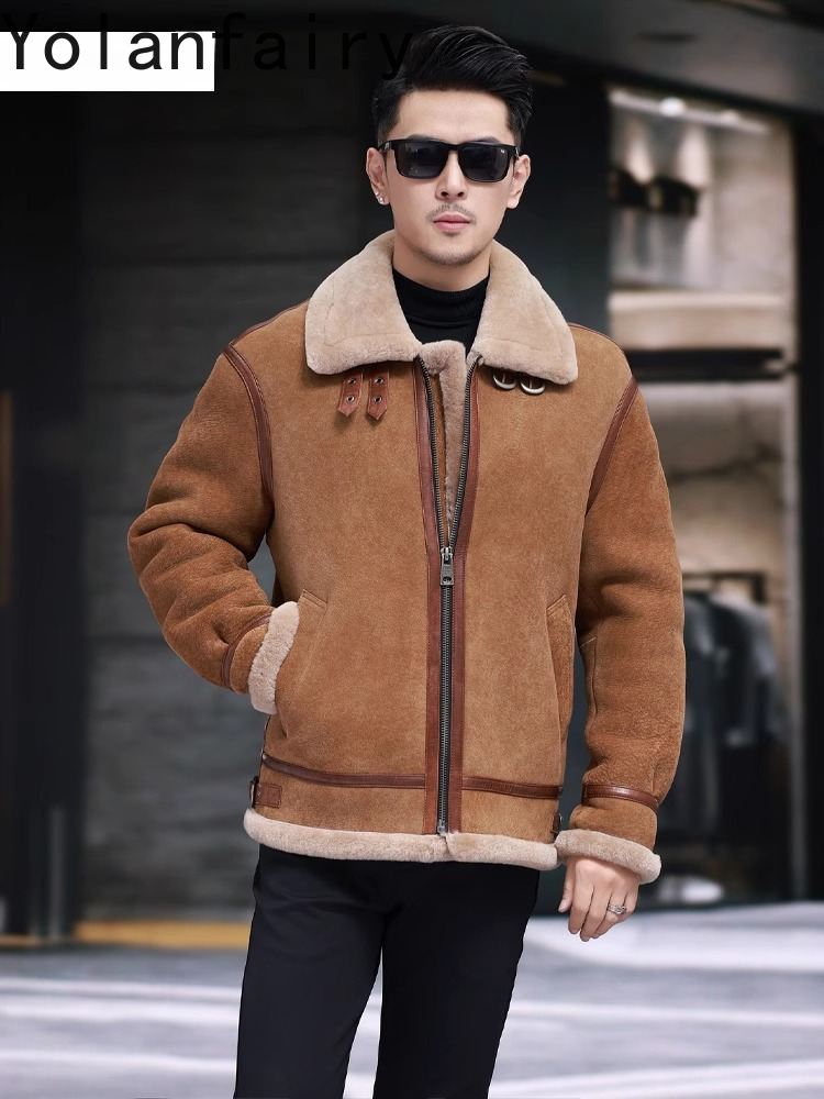 YOLANFAIRY Yüksek Kaliteli Ger - Men'S Fashion Zipper Jacket incelemesi ve fiyatı