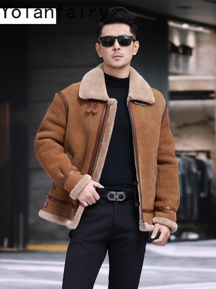 YOLANFAIRY Yüksek Kaliteli Ger - Men'S Fashion Zipper Jacket incelemesi ve fiyatı