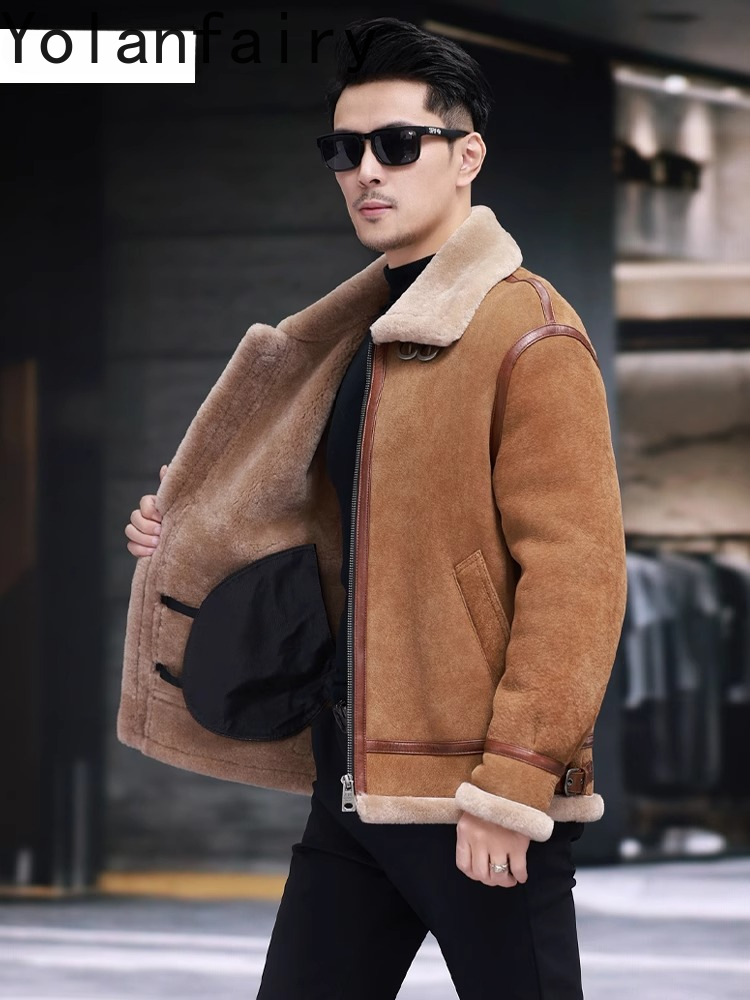 YOLANFAIRY Yüksek Kaliteli Ger - Men'S Fashion Zipper Jacket incelemesi ve fiyatı