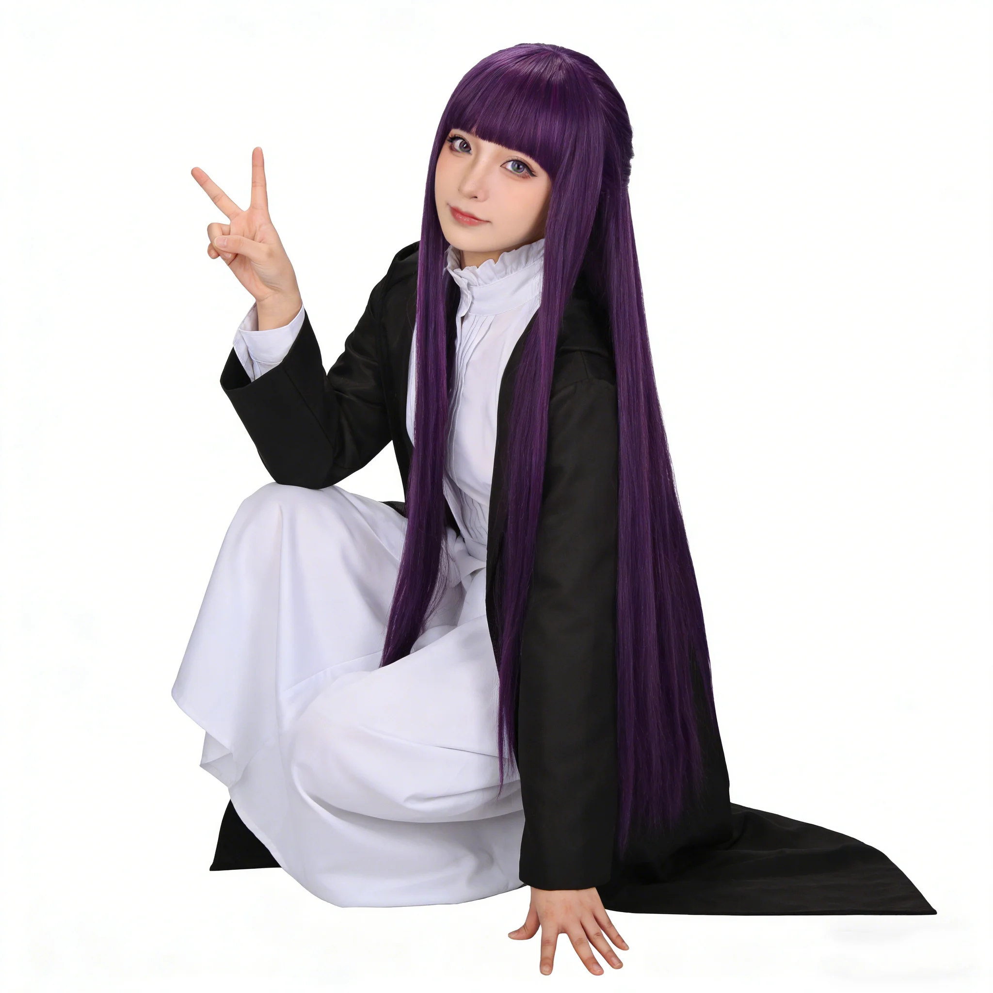 2026 Frieren Fern Cosplay Kost - Trench Coat Men incelemesi ve fiyatı