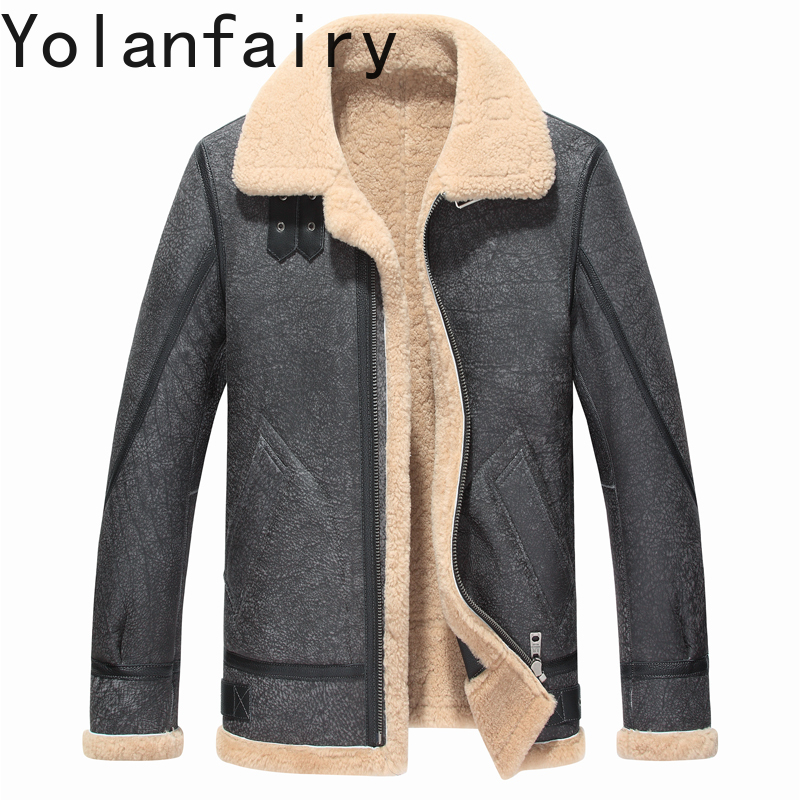 YOLANFAIRY Gerçek Deri Ceketle - Men'S Fashion Zipper Jacket incelemesi ve fiyatı