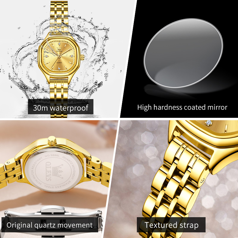 OLEVS 5888 Bayan Saatleri Altı - Mens Fashion Watch incelemesi ve fiyatı