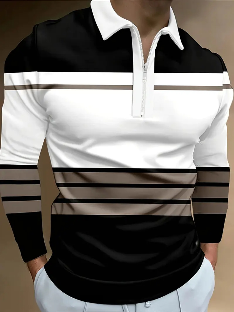 Erkek Polo Yaka Fermuarlı Polo - Mens Fashion Quarter Zip incelemesi ve fiyatı