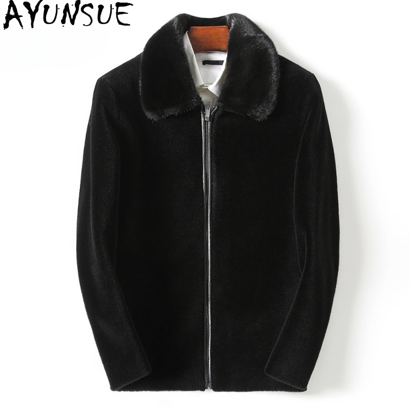 AYUNSUE Günlük %100 Yün Erkek  - Men'S Fashion Zipper Jacket incelemesi ve fiyatı
