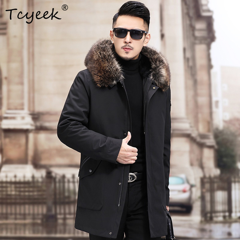 Tcyeek Şerit Tilki Kürk Yaka K - Men'S Fashion Zipper Jacket incelemesi ve fiyatı