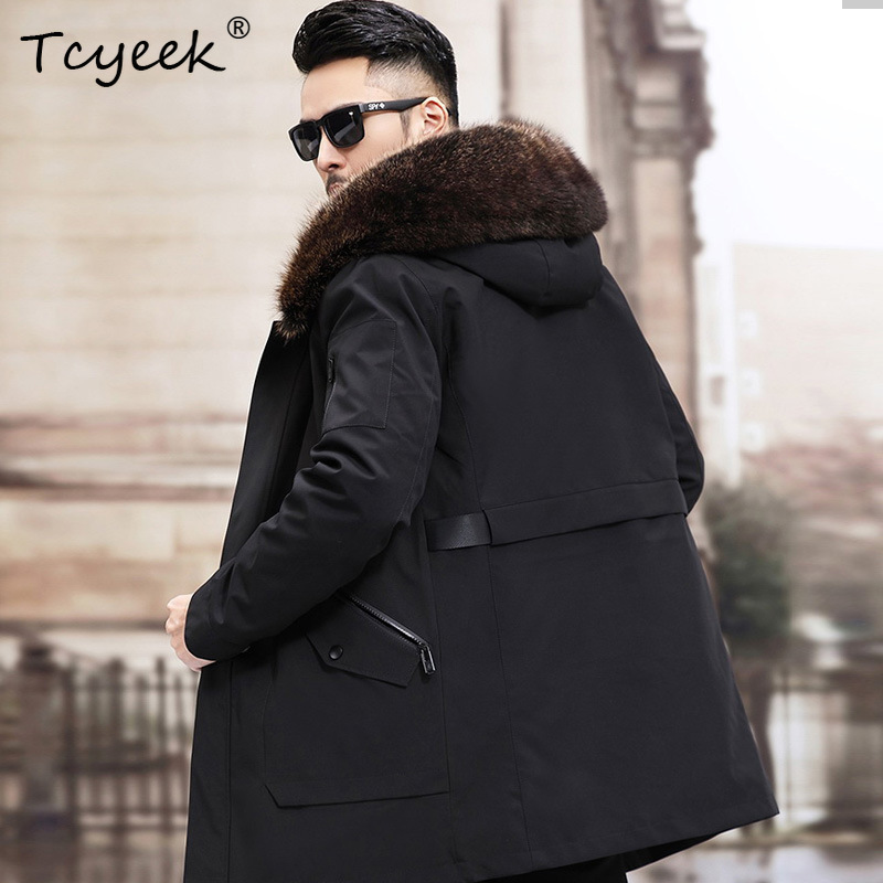 Tcyeek Şerit Tilki Kürk Yaka K - Men'S Fashion Zipper Jacket incelemesi ve fiyatı