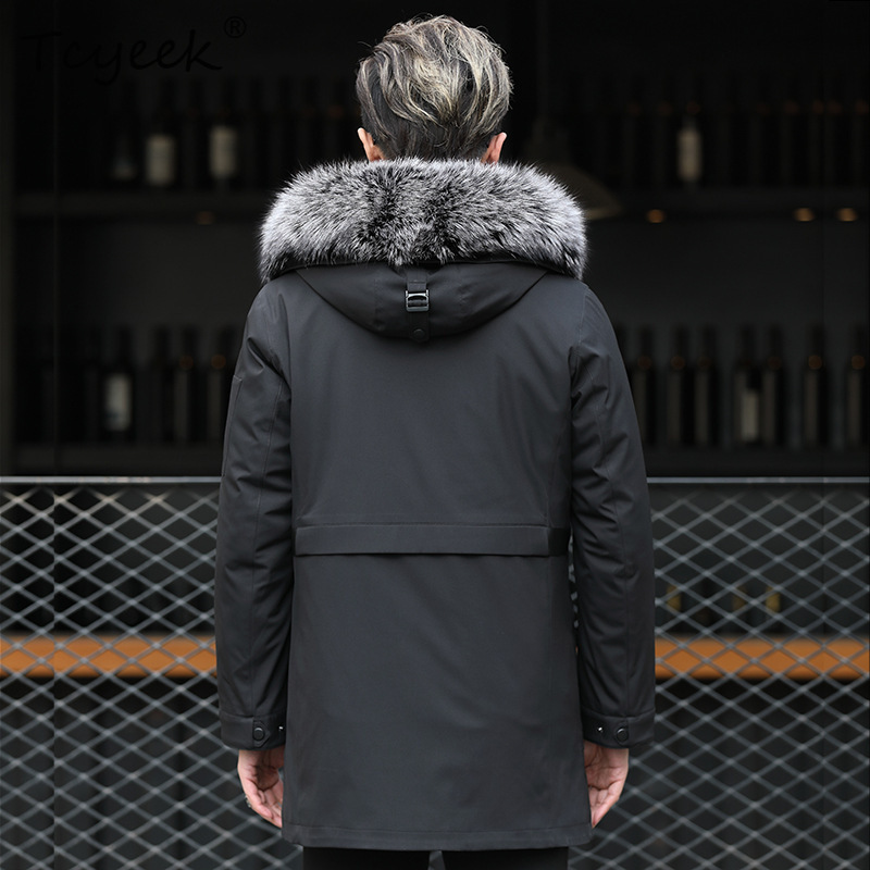 Tcyeek Şerit Tilki Kürk Yaka K - Men'S Fashion Zipper Jacket incelemesi ve fiyatı
