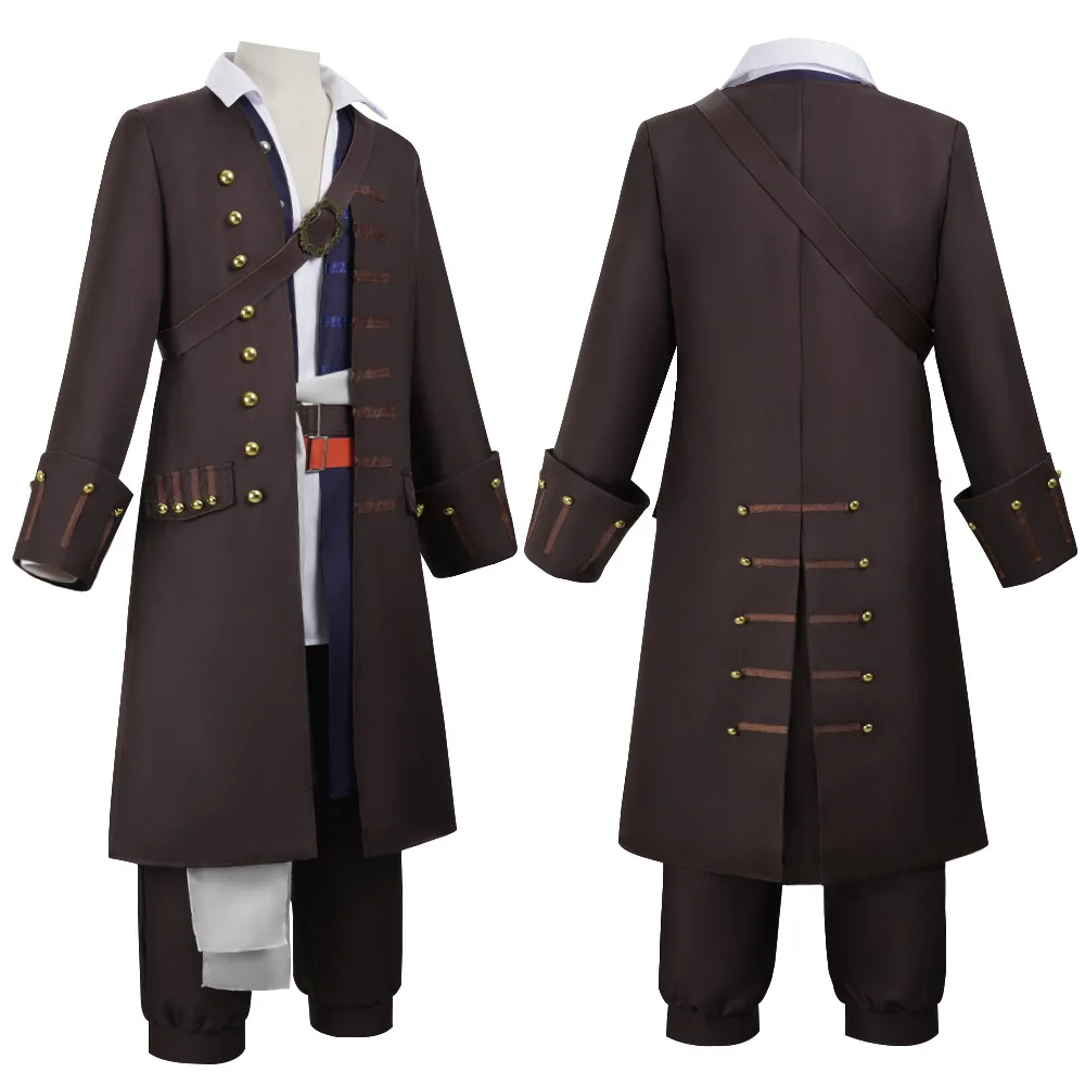 Kaptan Jack Sparrow Cosplay Ko - Trench Coat Men incelemesi ve fiyatı
