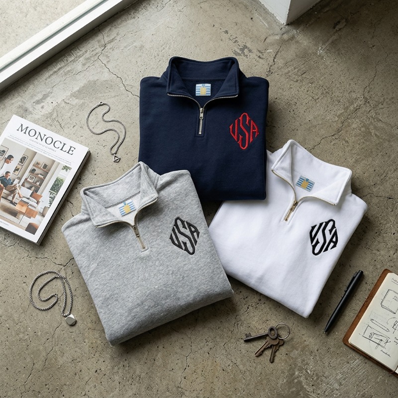 Çeyrek Fermuarlı Sweatshirt Y2 - Mens Fashion Quarter Zip incelemesi ve fiyatı
