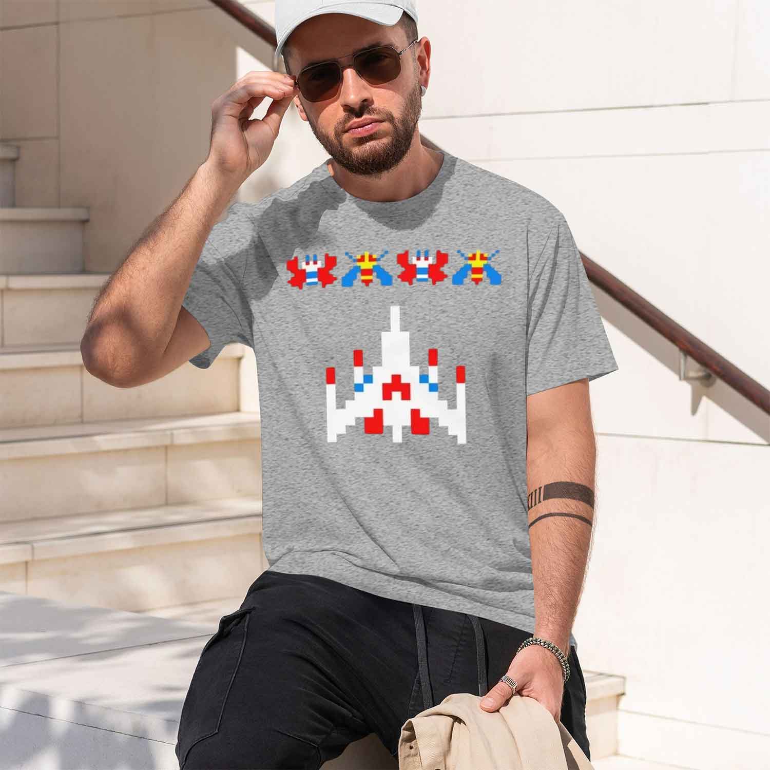 80'ler 70'ler Arcade Galaga Vi - Men'S Fashion 70S incelemesi ve fiyatı