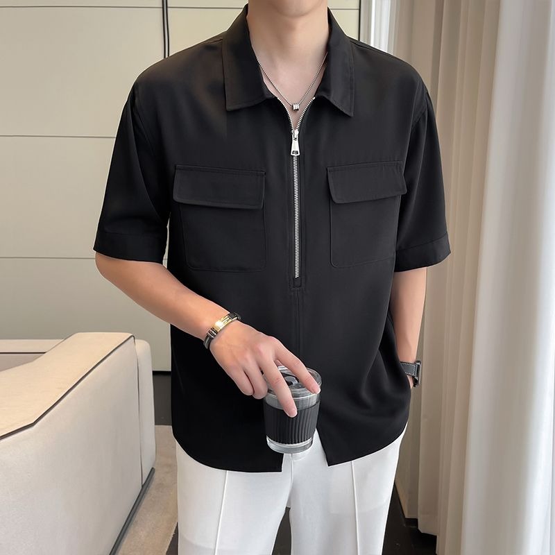 Erkek Polo Tişörtleri Kore Mod - Mens Fashion Quarter Zip incelemesi ve fiyatı
