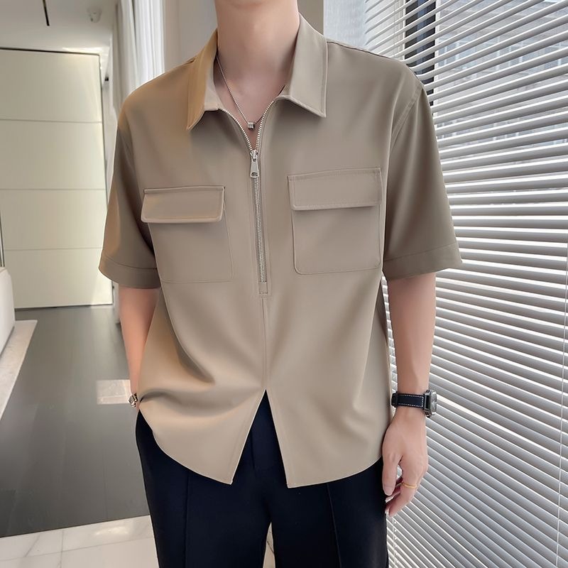 Erkek Polo Tişörtleri Kore Mod - Mens Fashion Quarter Zip incelemesi ve fiyatı