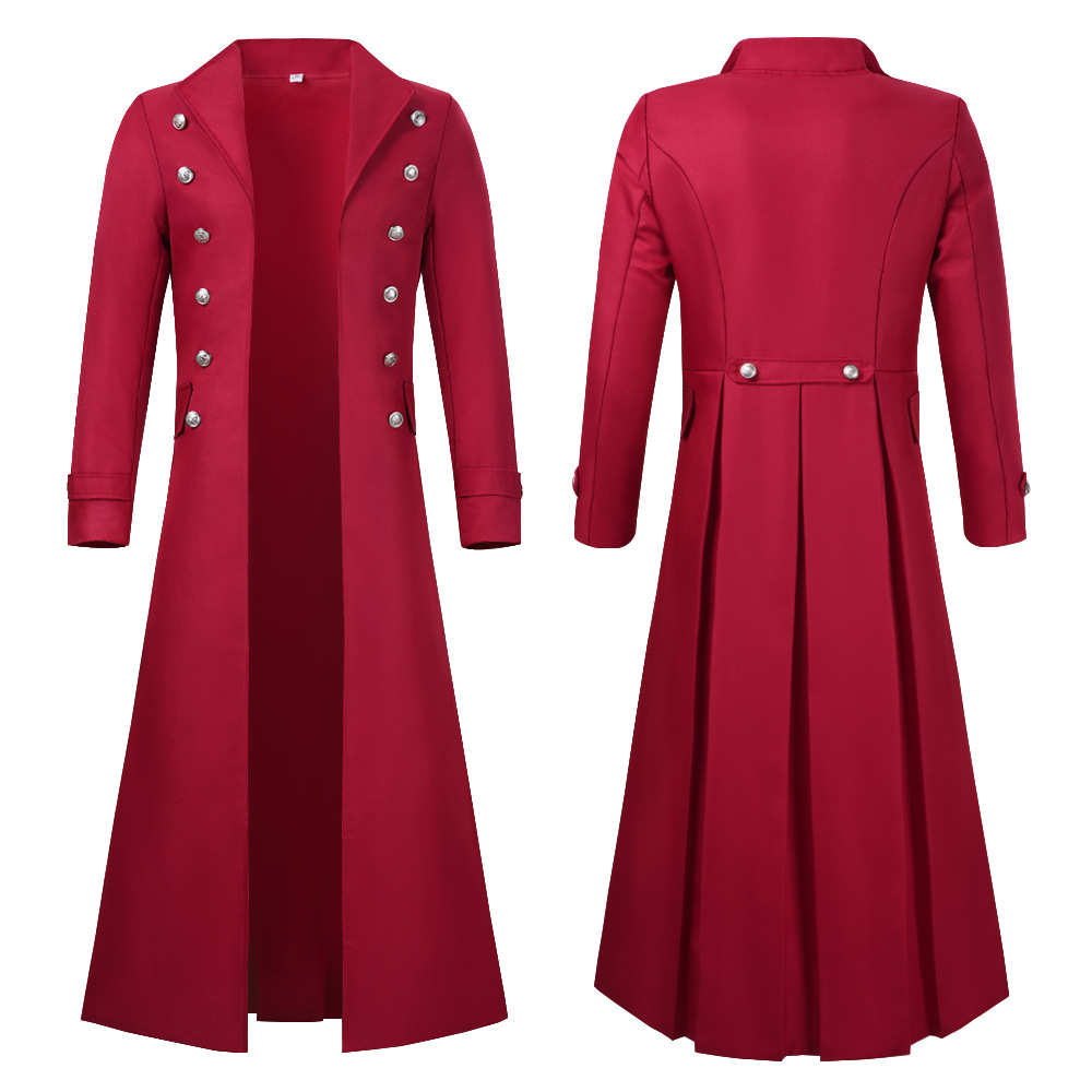 S-2XL Büyük Beden Erkek Gotik  - Trench Coat Men incelemesi ve fiyatı