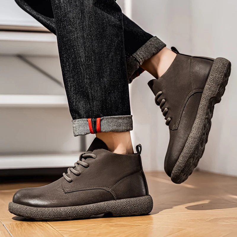 Erkek Ayak Bileği Botları Kahv - Men'S Fashion For 45 Years Old incelemesi ve fiyatı