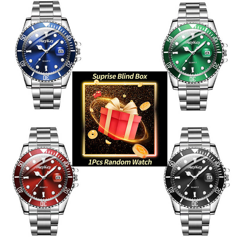 1 Adet Sürpriz Gizemli Saat Kö - Mens Fashion Watch incelemesi ve fiyatı