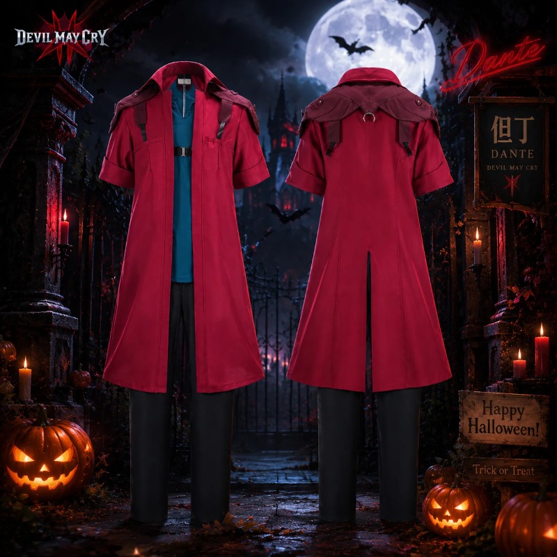 Devil May Cry DMC5 Dante Cospl - Trench Coat Men incelemesi ve fiyatı