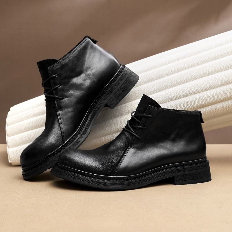 Vintage Erkek Hakiki Deri Çizm - Mens Fashion Vintage incelemesi ve fiyatı
