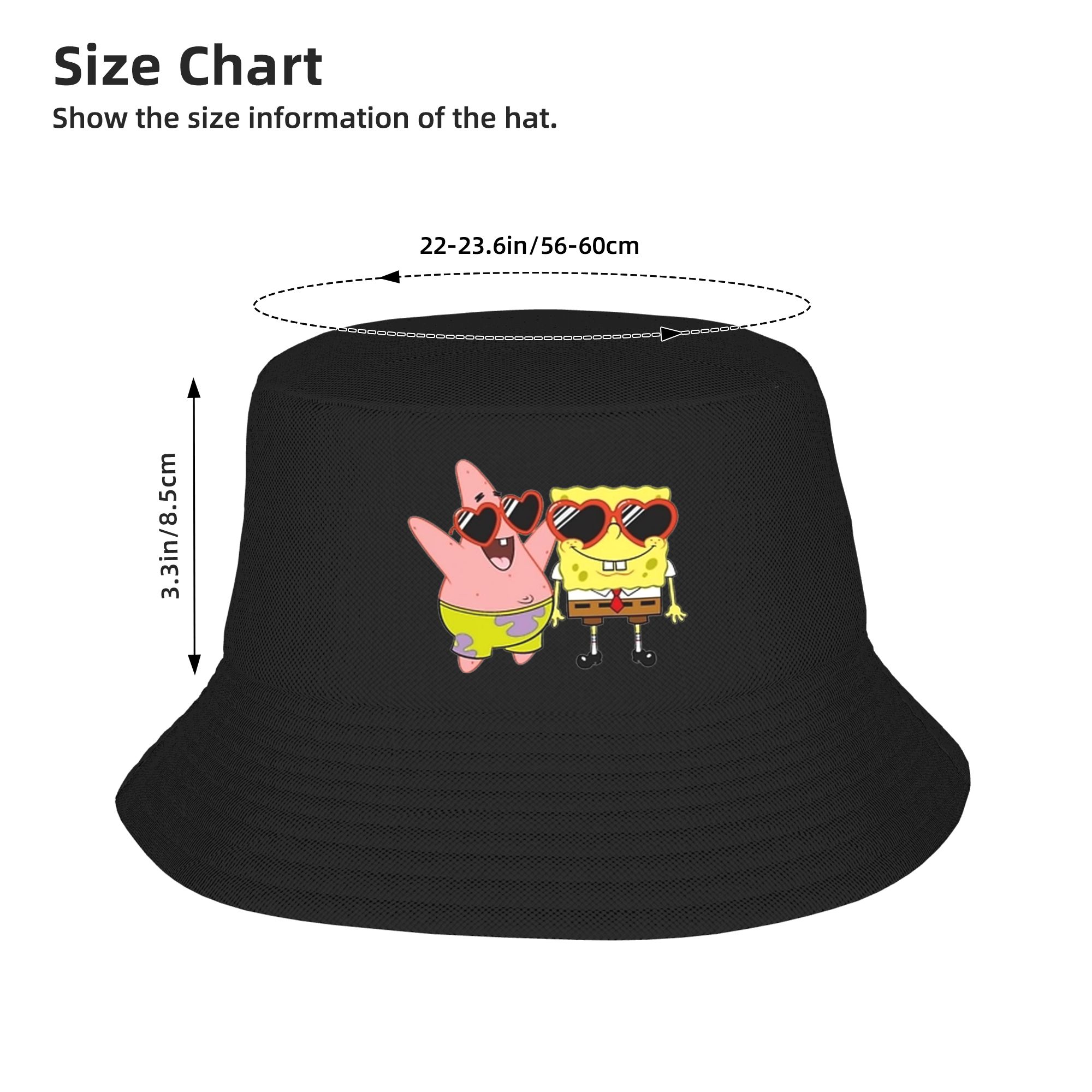 Spongebobs Kova Şapka kalp Str - Mens Fashion Bucket Hat incelemesi ve fiyatı