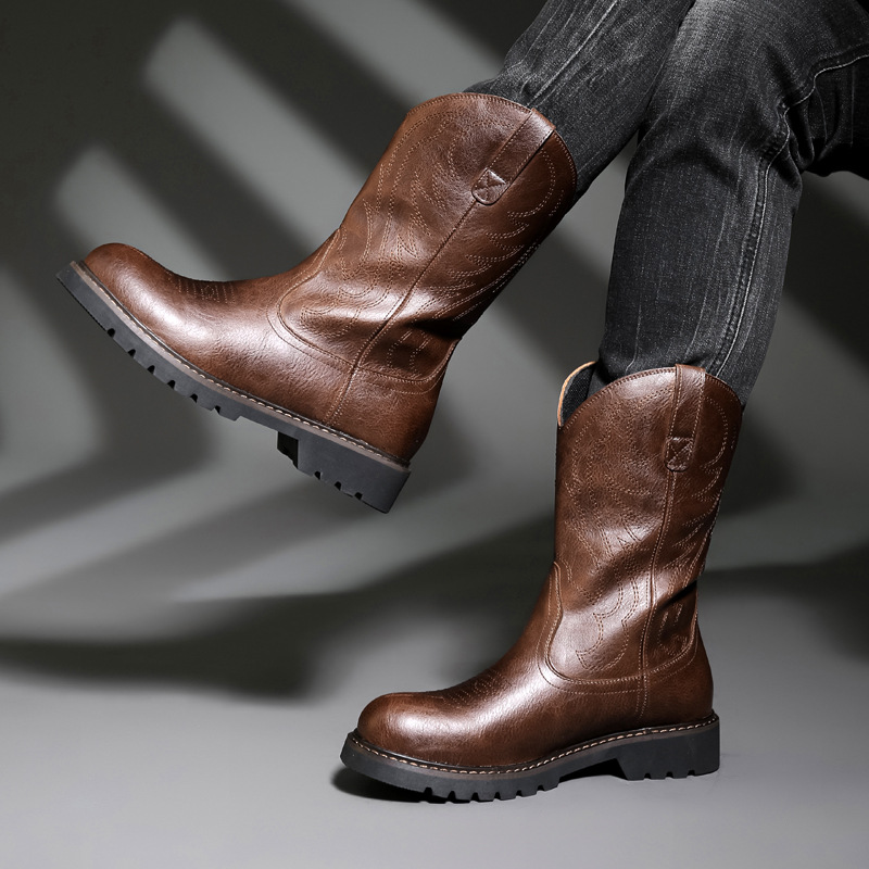 Moda Erkek Kovboy Çizmeleri Ye - Mens Fashion Vintage incelemesi ve fiyatı