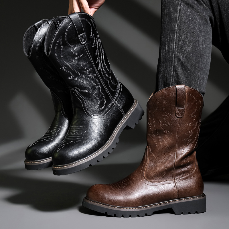 Moda Erkek Kovboy Çizmeleri Ye - Mens Fashion Vintage incelemesi ve fiyatı