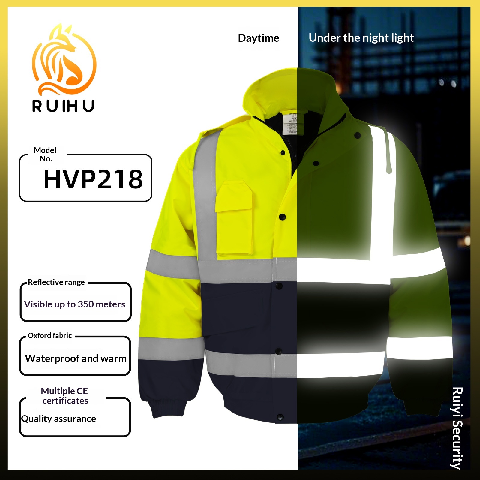 Kışlık Yüksek Görünürlüklü Sıc - Bomber Jacket Men incelemesi ve fiyatı