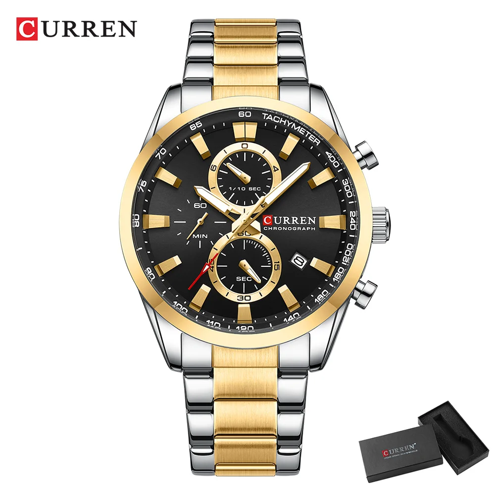 CURREN Casual Kuvars Chrono Sp - Mens Fashion Watch incelemesi ve fiyatı
