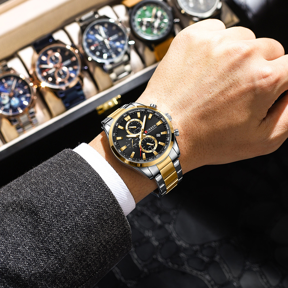 CURREN Casual Kuvars Chrono Sp - Mens Fashion Watch incelemesi ve fiyatı