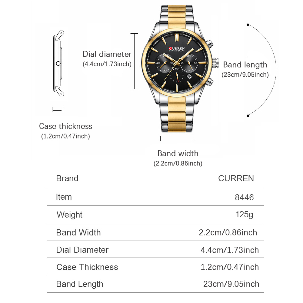 CURREN Casual Kuvars Chrono Sp - Mens Fashion Watch incelemesi ve fiyatı
