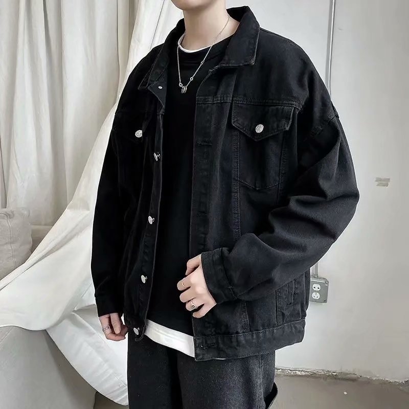 Siyah Denim kısa ceket erkek k - Bomber Jacket Men incelemesi ve fiyatı